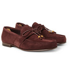 Gucci Suede Penny Loafers