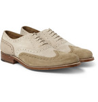 Grenson Dylan Suede and Nubuck Longwing Brogues               