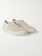 Folk Suede and Leather Sneakers