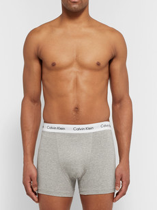 Calvin Klein Underwear Three-Pack Stretch-Cotton Boxer Briefs