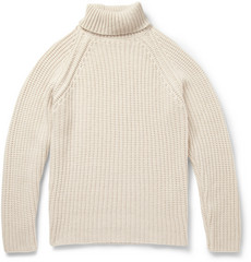 Etro Rib-Knit Cashmere Rollneck Sweater