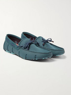 SWIMS Rubber and Mesh Boat Shoes               