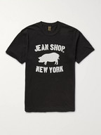 Jean Shop Printed Slub Cotton-Jersey T-Shirt