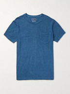 Blue Blue Japan Indigo-Dyed Slub Cotton-Jersey T-Shirt