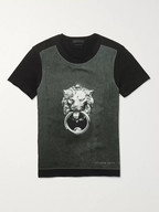Alexander McQueen Printed Cotton-Jersey T-Shirt