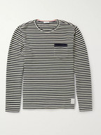 Thom Browne Striped Wool-Jersey T-Shirt   