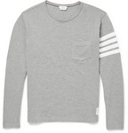 Thom Browne Striped Cotton-Piqué T-Shirt   