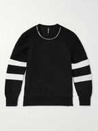 Neil Barrett Zipper-Trimmed Tech-Jersey Sweatshirt