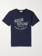 Maison Kitsuné Printed Cotton T-Shirt