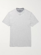 Brunello Cucinelli Mélange Cotton-Jersey T-Shirt