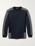Kolor Colour-Block Bonded-Jersey Sweatshirt
