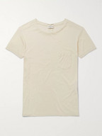 Saint Laurent Chest Pocket Silk-Jersey T-Shirt