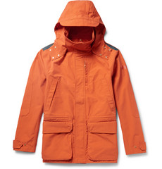 Cotton-canvas Hooded Jacket
