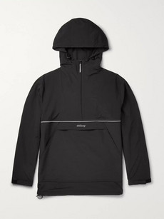Slim-fit Shell Half-zip Hooded Jacket
