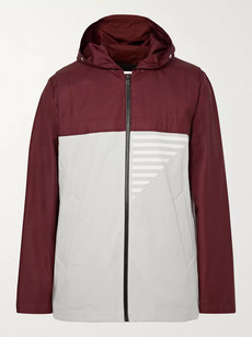 Coxswain Bonded Ripstop And Cotton-blend Twill Hooded Jacket