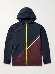 Meters Colour-block Shell Hooded Jacket
