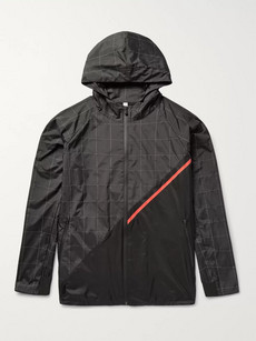 Meters Panelled Shell Hooded Jacket