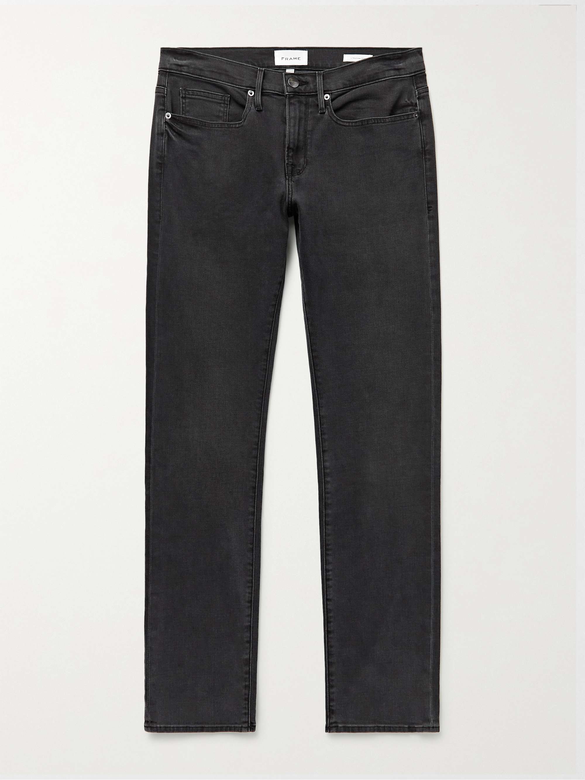 FRAME Cotton Lhomme Slim in Grey for Men Mens Clothing Jeans Slim jeans 