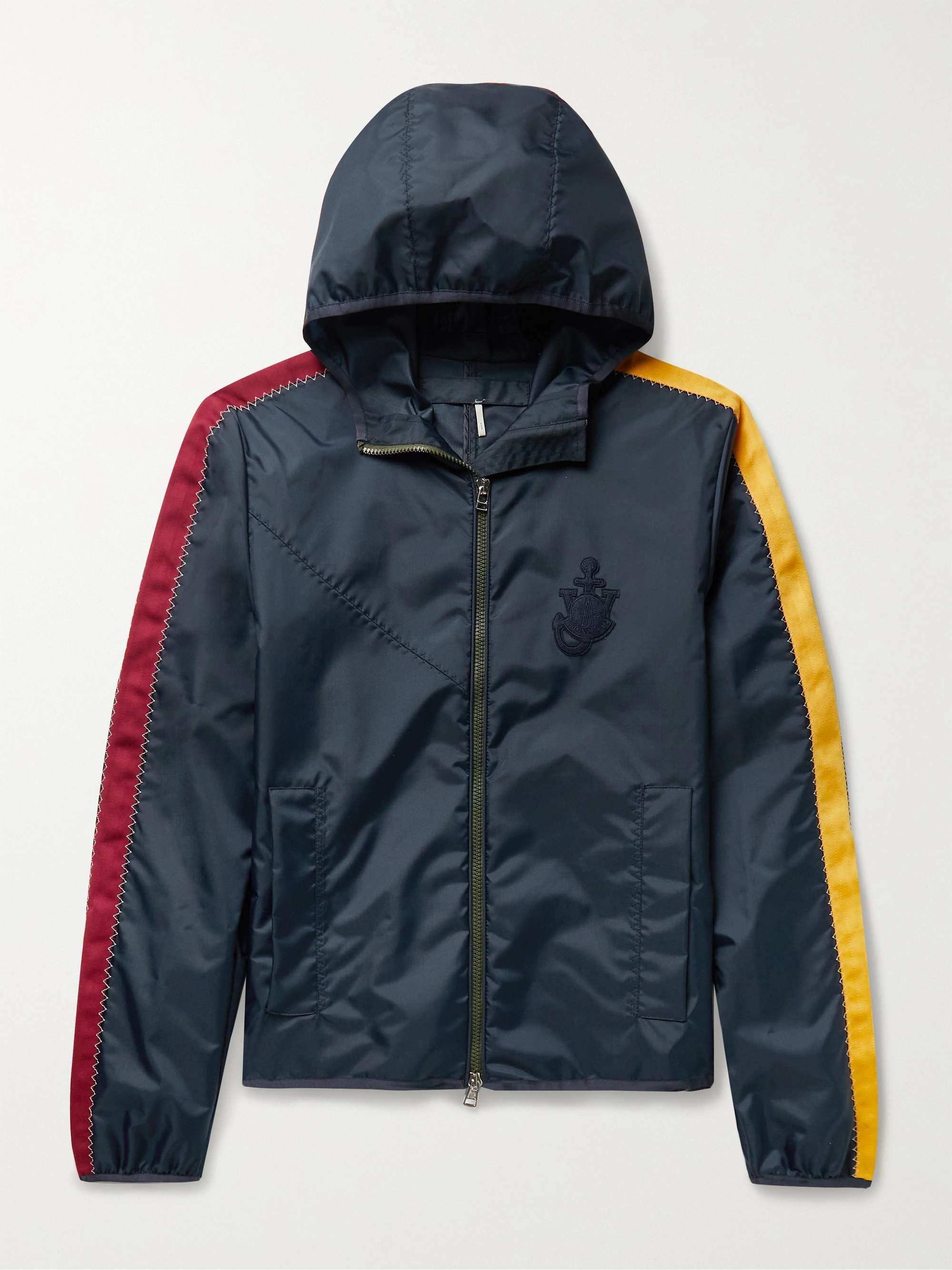 1 Moncler JW Anderson Ballintoy Logo-Appliquéd Nylon Hooded Jacket