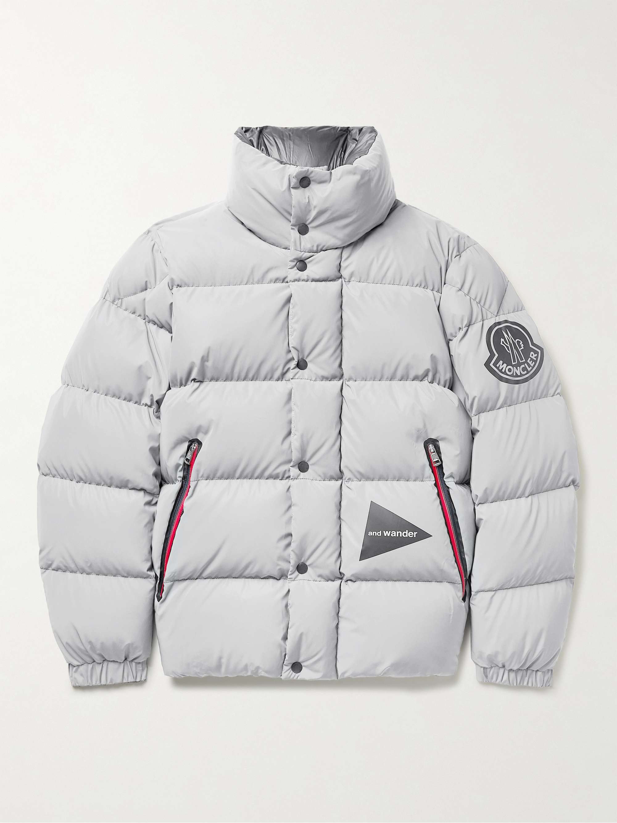 2 Moncler 1952 Bunkyo Quilted Reflective Shell Down Jacket