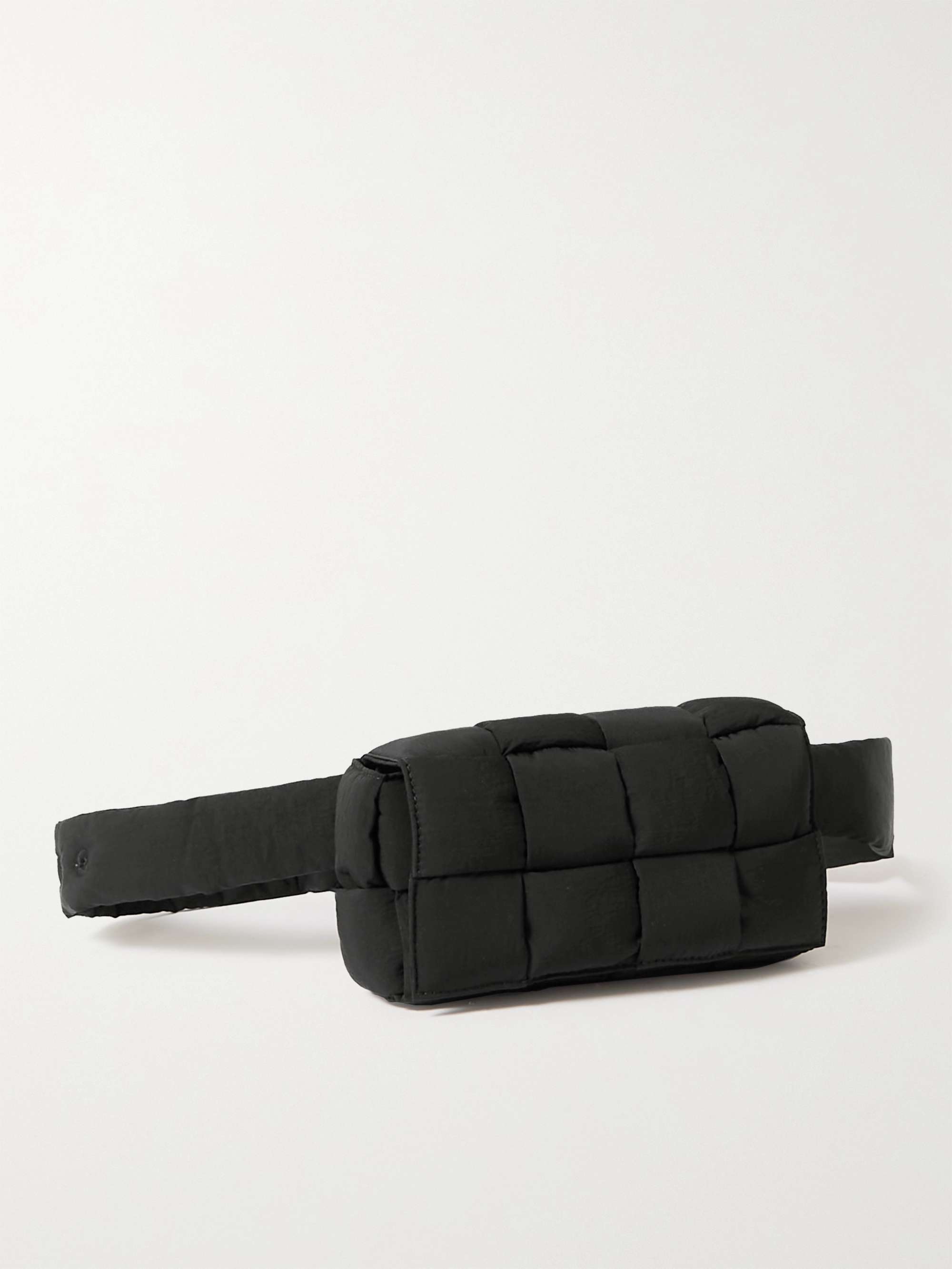 Bottega Veneta Silver Padded Cassette Belt Bag in Metallic for Men Mens Bags Belt Bags waist bags and bumbags 