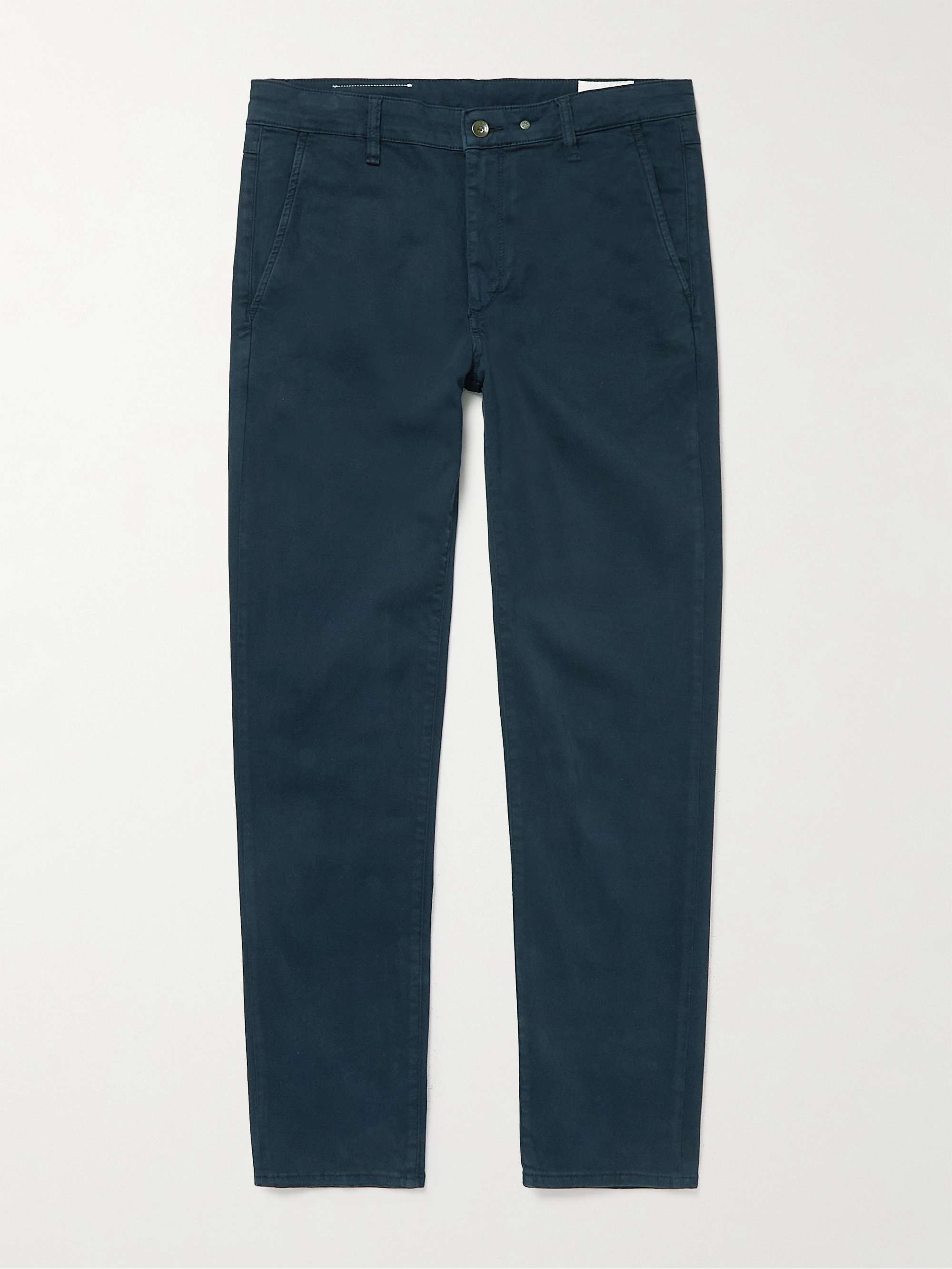 Slacks and Chinos Skinny trousers Womens Clothing Trousers Blue Rag & Bone Cotton Trouser in Dark Blue 
