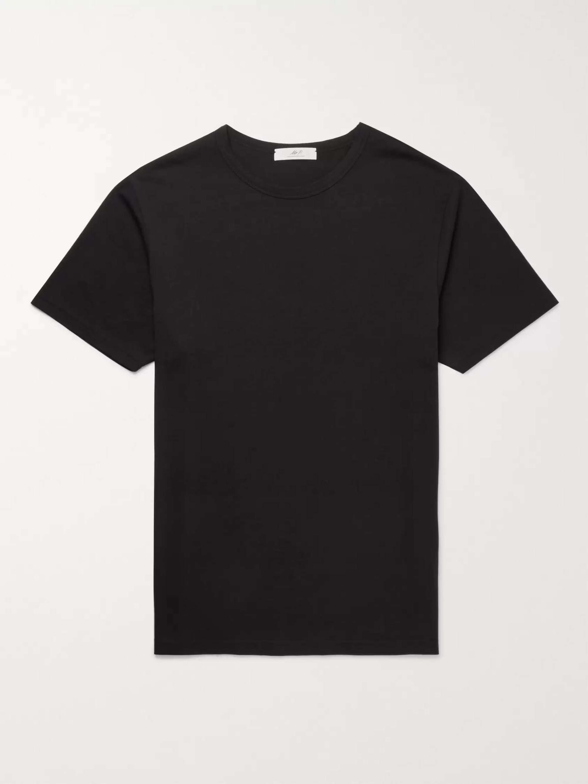 dose Delegate exhibition Black Cotton-Jersey T-Shirt | MR P. | MR PORTER