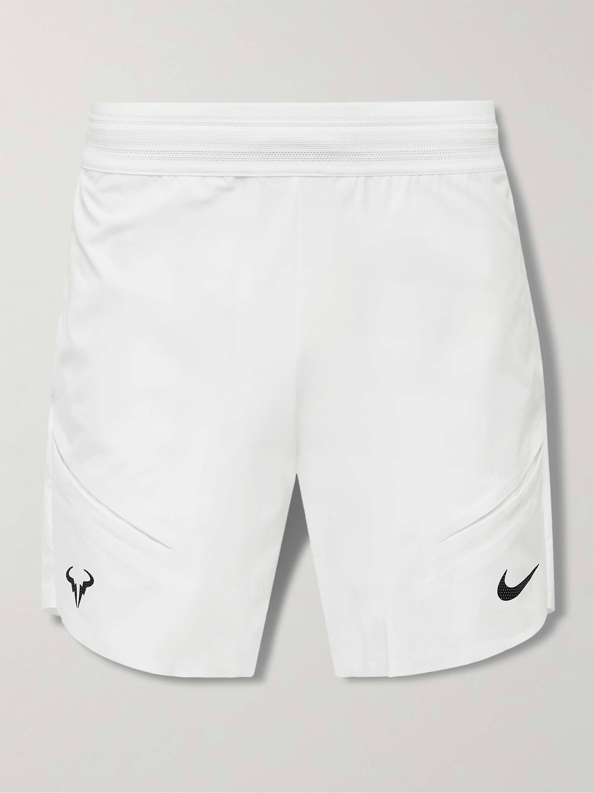 Flashy site Miniature White NikeCourt Rafa Straight-Leg Dri-FIT ADV Tennis Shorts | NIKE TENNIS |  MR PORTER