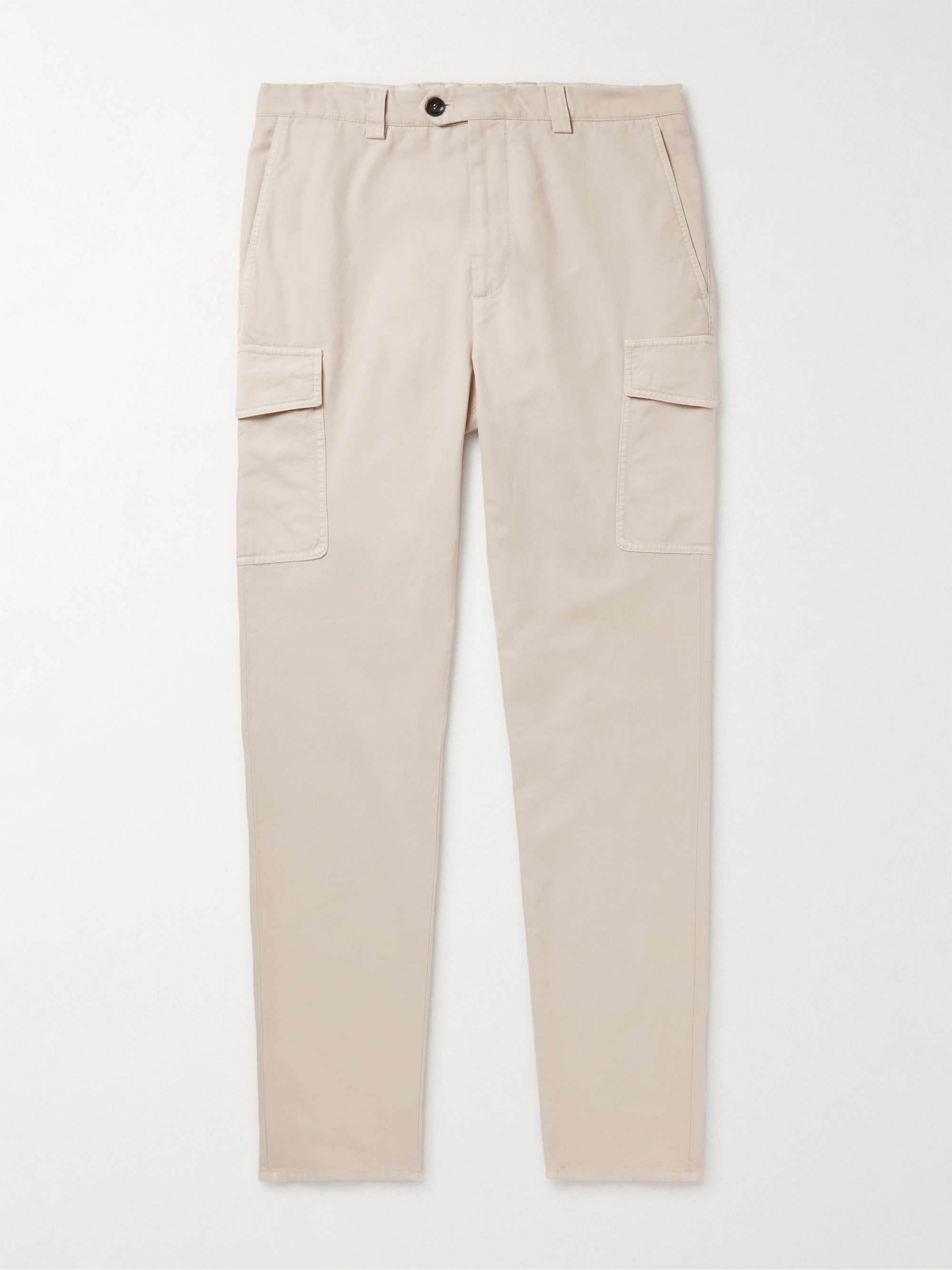 Brunello Cucinelli Wool Pants in Khaki Natural Womens Clothing Trousers Slacks and Chinos Straight-leg trousers 