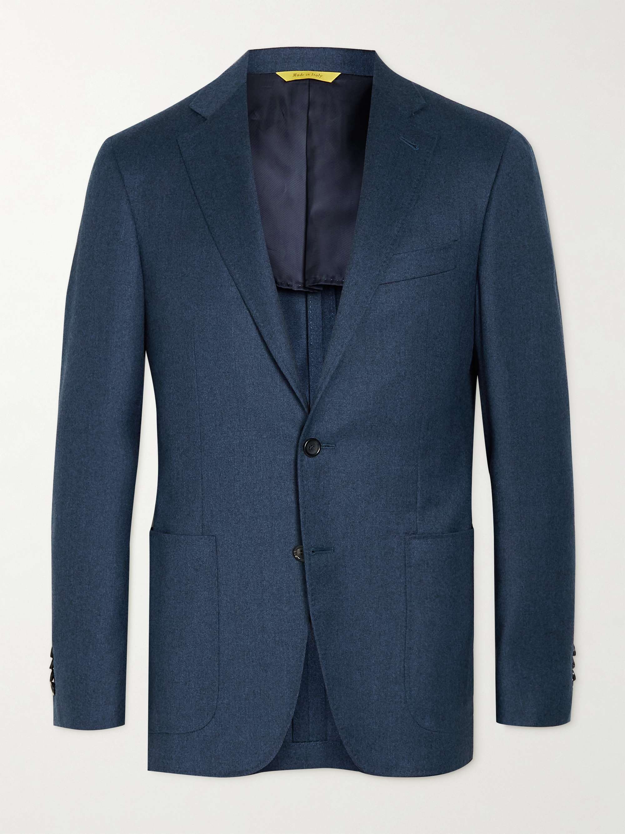 Luxurious Wool Feel 5 Button Suit 37" jacket W center back split design #2908 