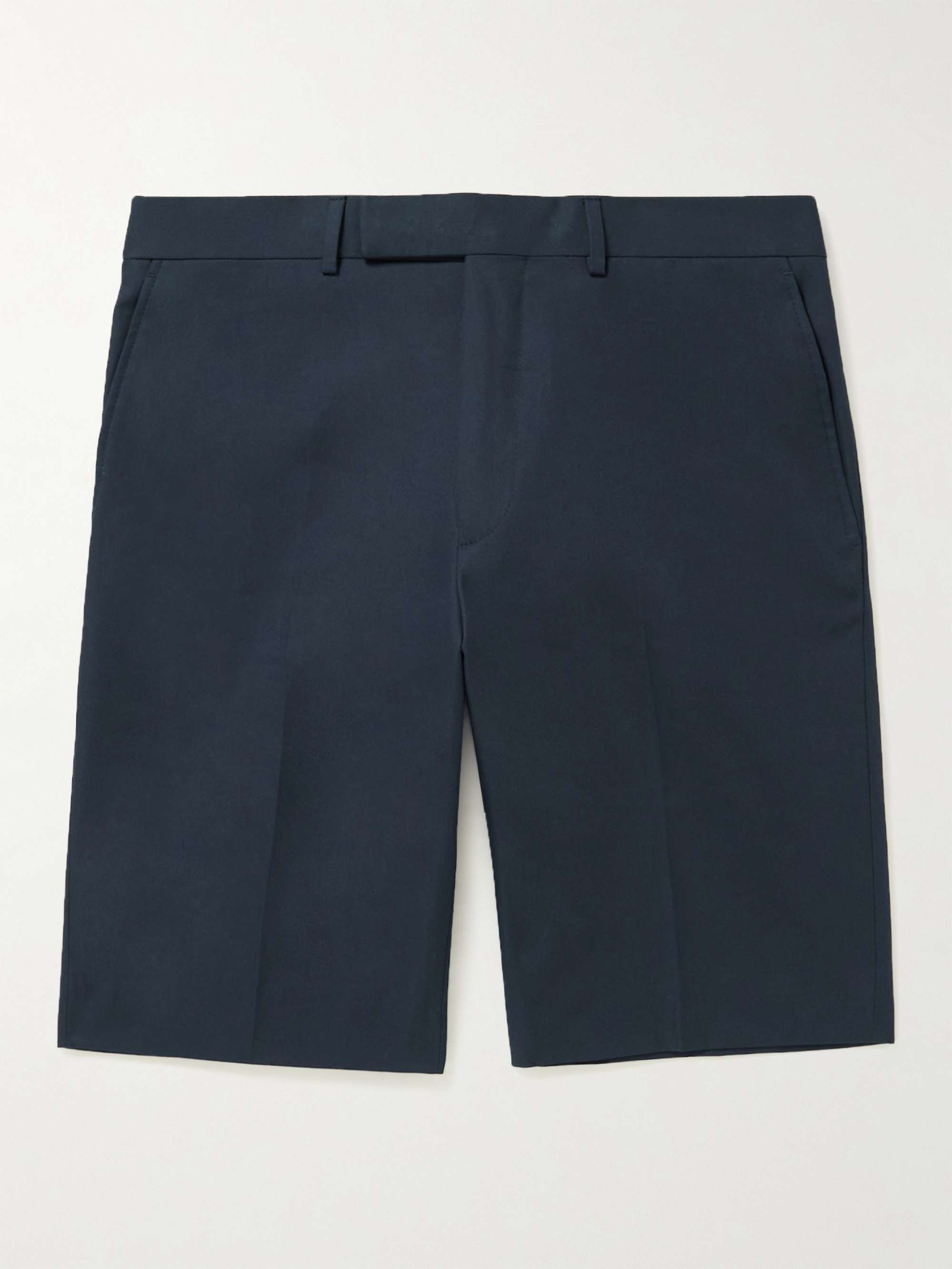 Blue EA7 Cotton Shorts & Bermuda Shorts in Dark Blue Womens Clothing Shorts Knee-length shorts and long shorts 