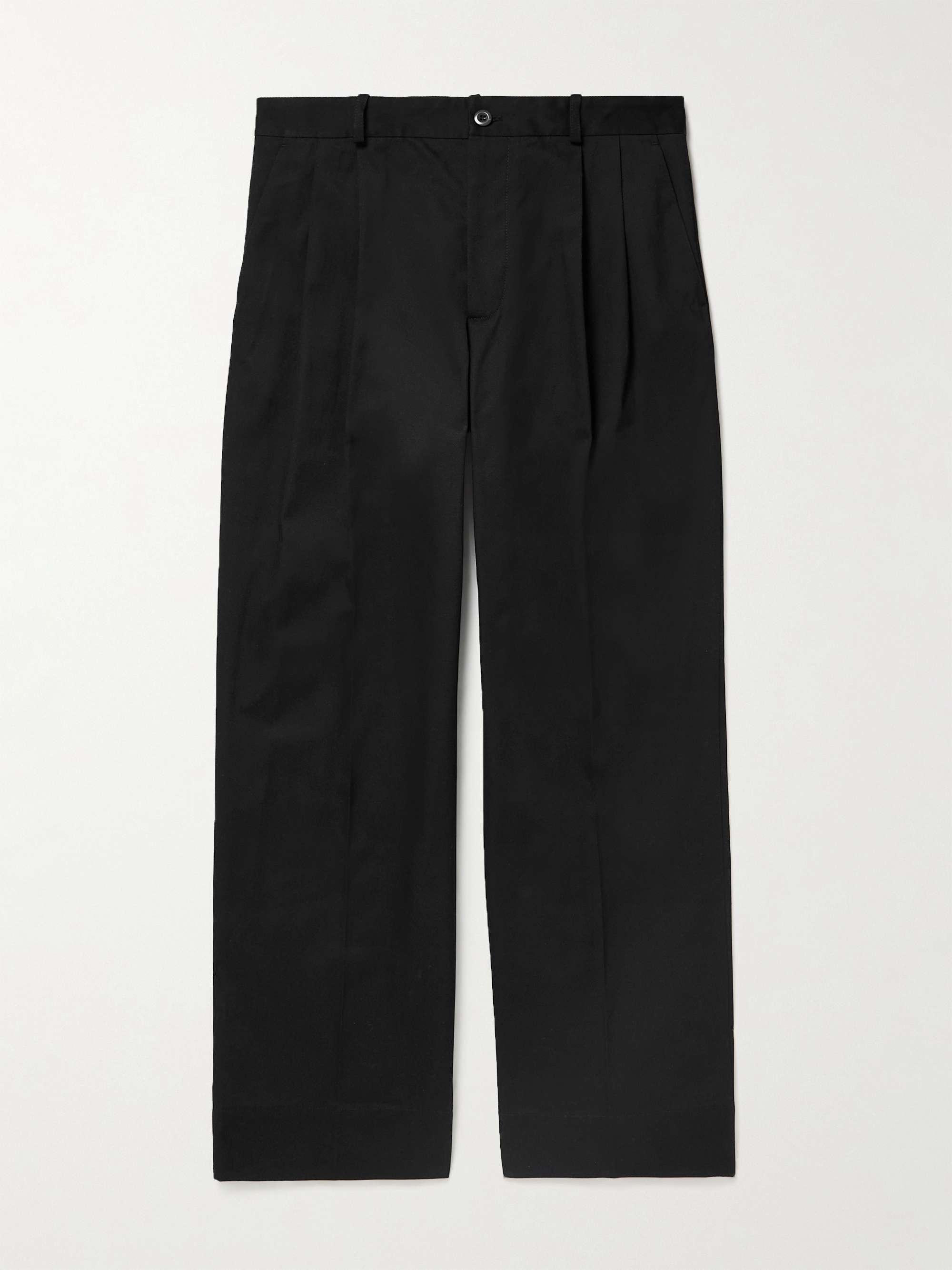 Hugo Boss Pleated Trousers black casual look Fashion Trousers Pleated Trousers 