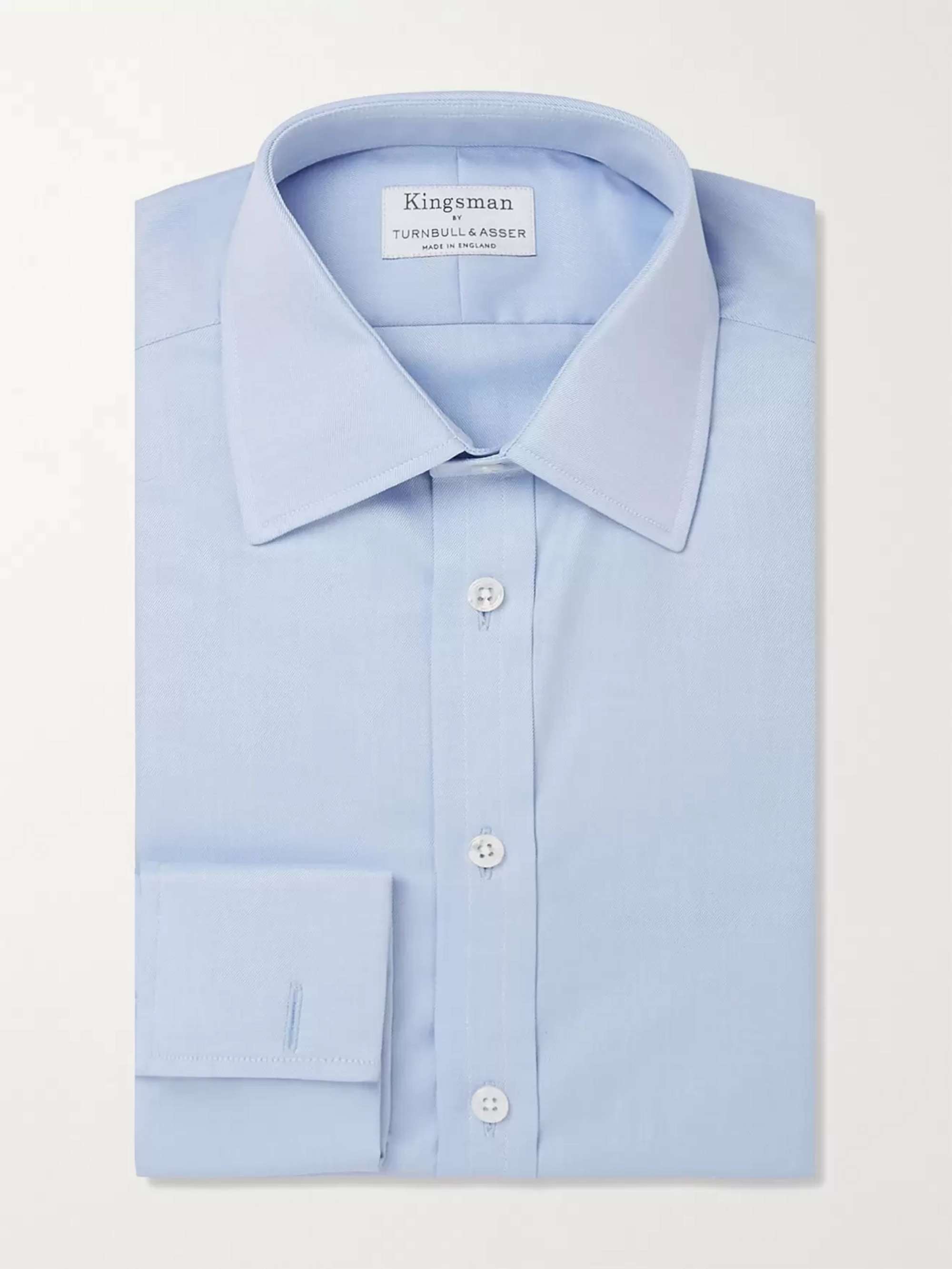 Mens Clothing Shirts Formal shirts Turnbull & Asser Light Blue Cotton Fabric for Men 