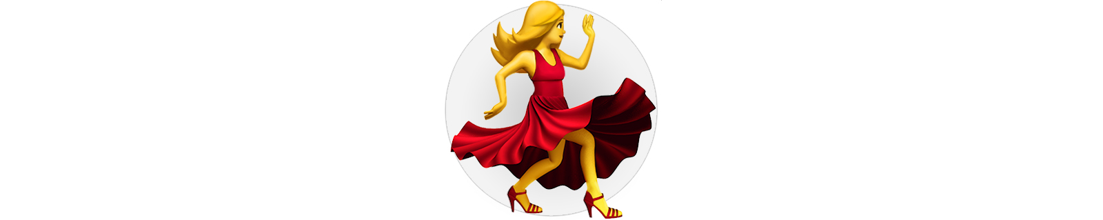 Эмодзи танцуем. Смайлик девушка в Красном платье. Смайл Танцующая девушка в Красном платье. Смайлик девушка. Эмодзи Танцующая девушка.