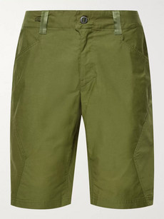 Patagonia Venga Rock Slim-fit Stretch Organic Cotton-blend Shorts In Leaf Green
