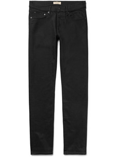 Burberry Slim-fit Stretch-denim Jeans In Black