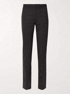 Acne Studios Dark-grey Brobyn Slim-fit Stretch-wool Suit Trousers In Dark Gray