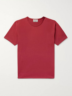 Acne Studios Niagara Cotton-jersey T-shirt In Red