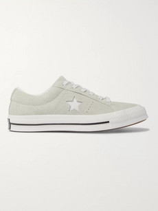Converse One Star Suede Sneakers - Light Gray
