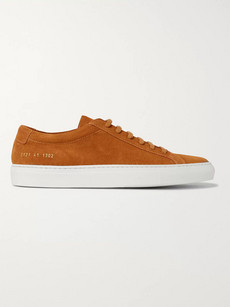 COMMON PROJECTS ORIGINAL ACHILLES SUEDE SNEAKERS