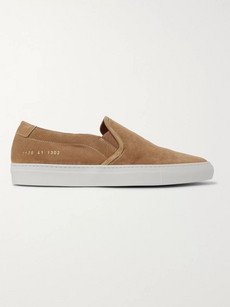 COMMON PROJECTS SUEDE SLIP-ON SNEAKERS