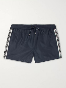 Dolce & Gabbana Short-length Swim Shorts In Midnight Blue