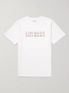 Saturdays Surf Nyc Printed Cotton-jersey T-shirt In White