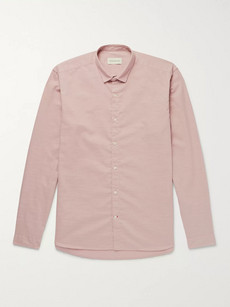 Oliver Spencer Clerkenwell Cotton Shirt In Pink