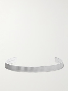Le Gramme Le 23 Guilloché Polished Sterling Silver Cuff
