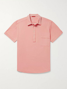 Barena Venezia Cotton-piqué Polo Shirt In Pink