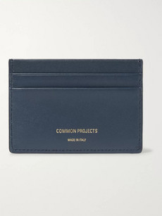 Common Projects Leather Cardholder In Navy