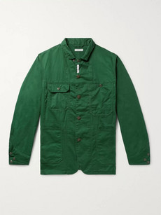 Engineered Garments Cotton-twill Jacket In Green | ModeSens