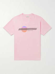 You As Printed Cotton-jersey T-shirt - Pink