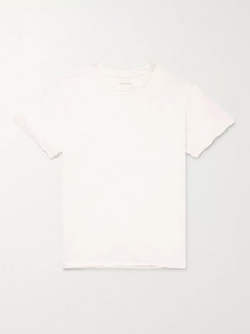 Simon Miller Garcon Slub Cotton-jersey T-shirt In White
